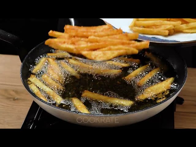 Домашнее картофельное фри с овощным соусом