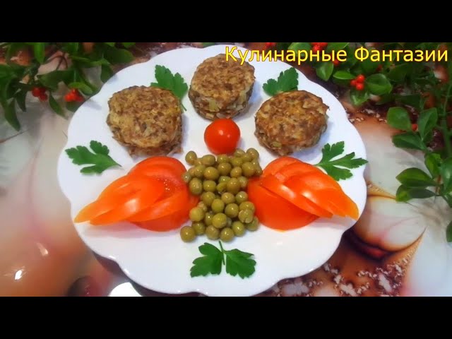Нежные рыбные котлеты с овсяными хлопьями