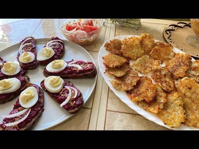 Золотистые драники с луком