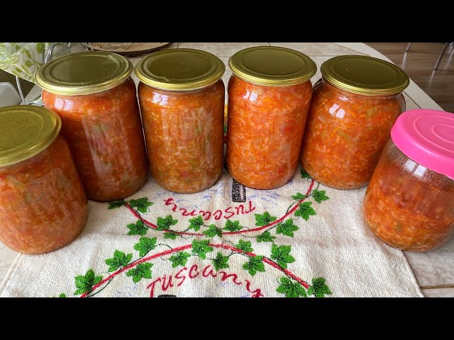 Салат с рисом на зиму