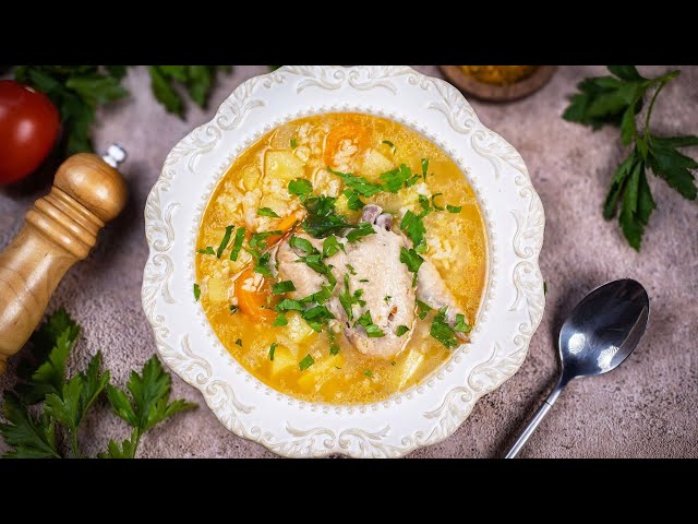 Куриный суп в афганском казане