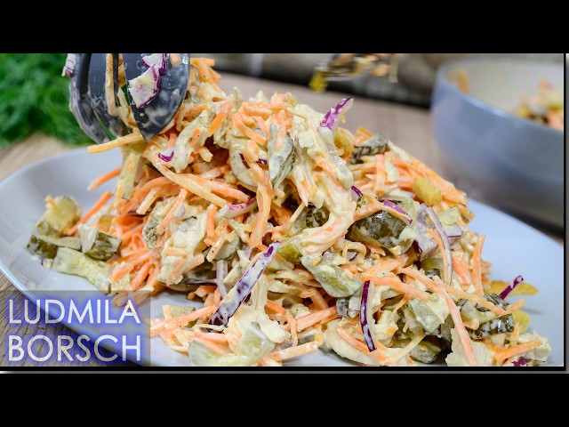 Салат с мясом и корейской морковью