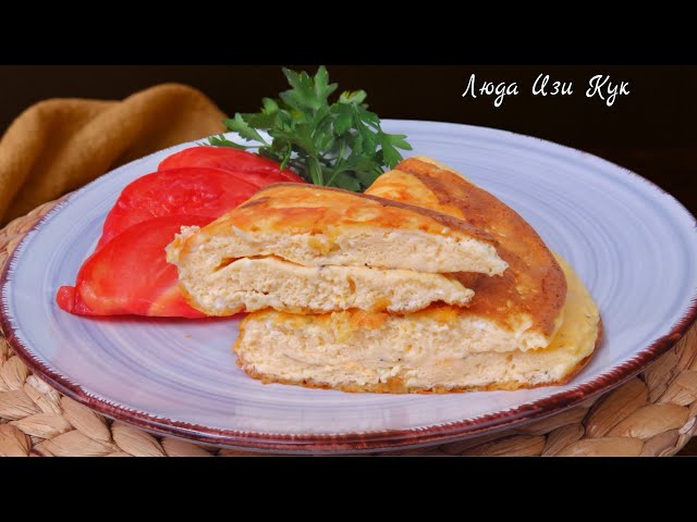 Пышный омлет с сыром Пышный омлет с сыром