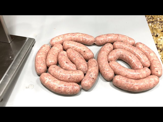 Домашние куриные колбаски на гриле