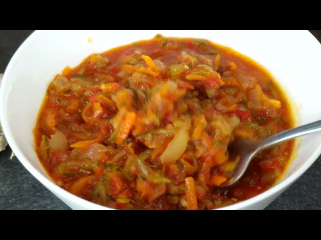 Овощная закуска на сковороде