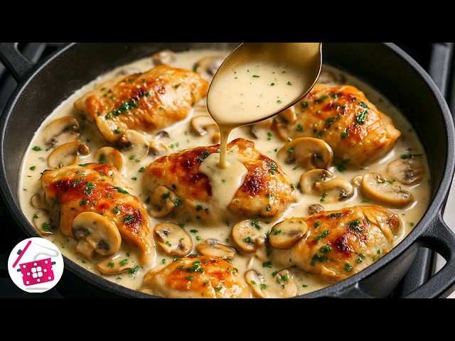 Курица в сливочно-грибном соусе Курица в сливочно-грибном соусе