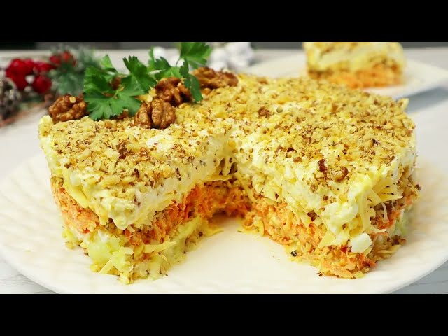 Салат «Шапка Мономаха» без мяса